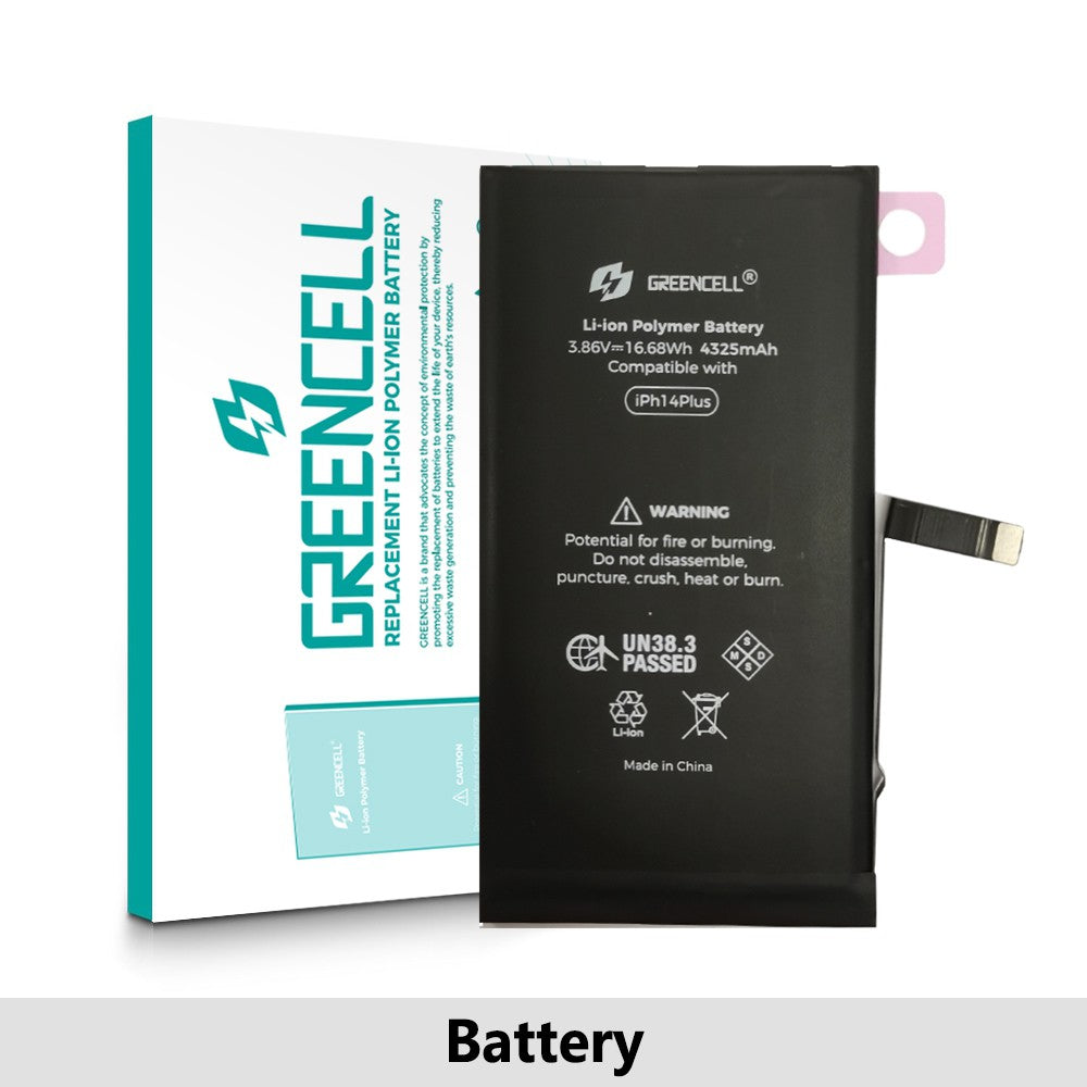 iPhone 14 Plus Replacement Battery with Adhesive Strips 4325mAh iPhone 14 Plus Replacement Battery with Adhesive Strips 4325mAh